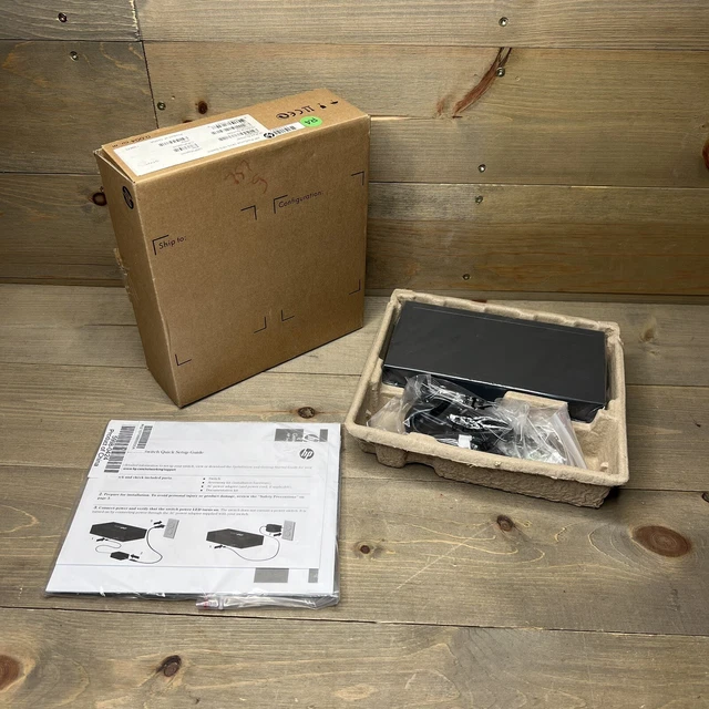 HP ProCurve 1410-16G 16-Port Compact Gigabit Switch J9560A New Open Box