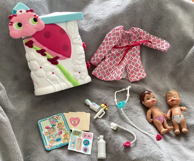 Barbie Doll 2008 I Can Be A Baby Doctor Ladybug Set Inc Babies . HTF . VGC