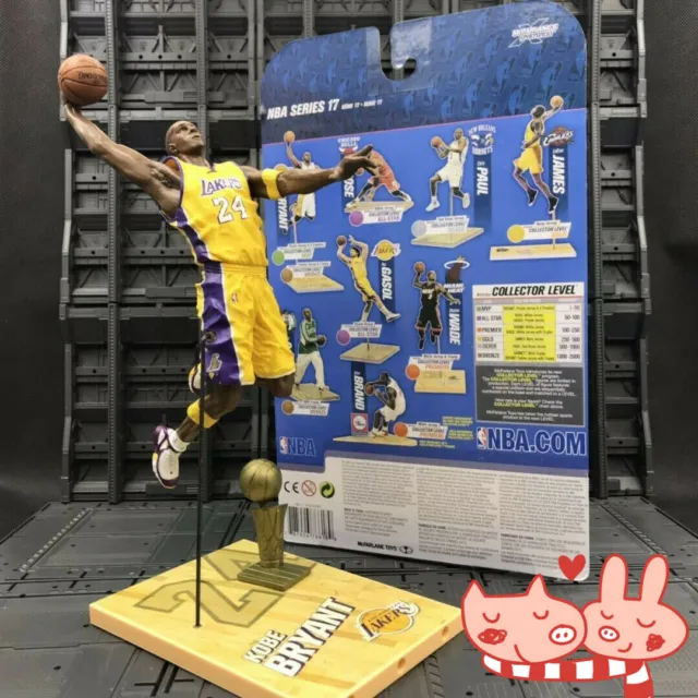 MCFARLANE Series 17 ~ Laker KOBE BRYANT figure WITH TROPHY IN BOX 9''