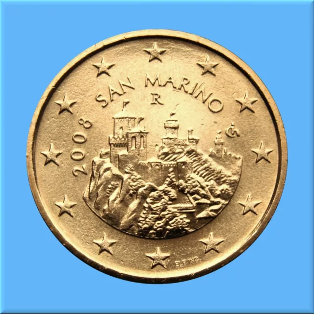 50 Euro - Cent  San Marino 2008