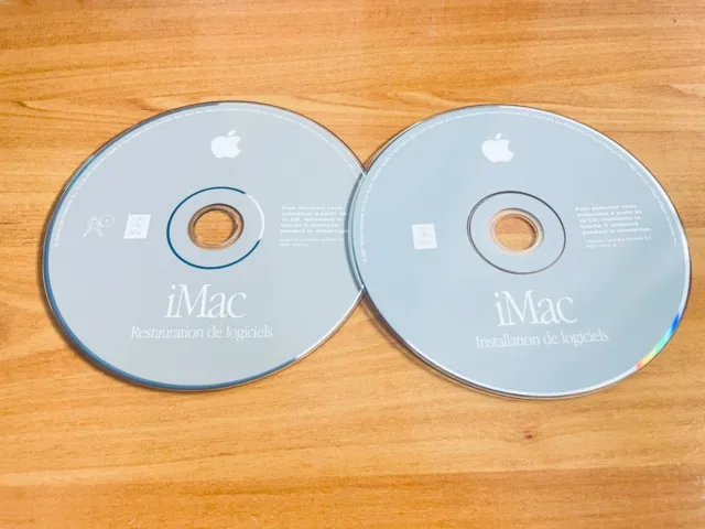 Apple Macos Version 9.1 (2001) Install & Restore Cd For Imac