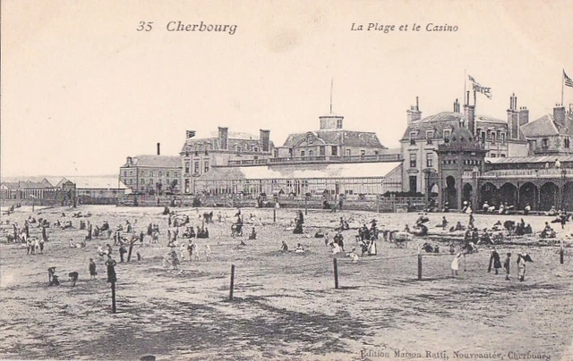 CPA Marseille La Plage - Le Casino - Ancienne Carte Postale