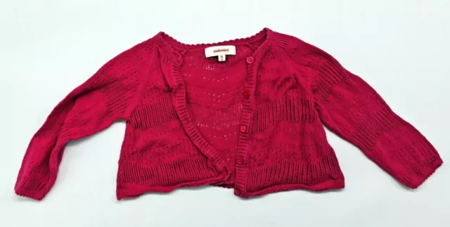 Original Bébé Designer Tricot Veste De Catimini Taille 18M 80