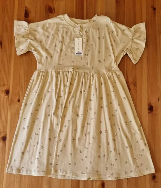 RYLEE AND CRU Floral Cotton Dress, size 8-9 (small fit), NWT