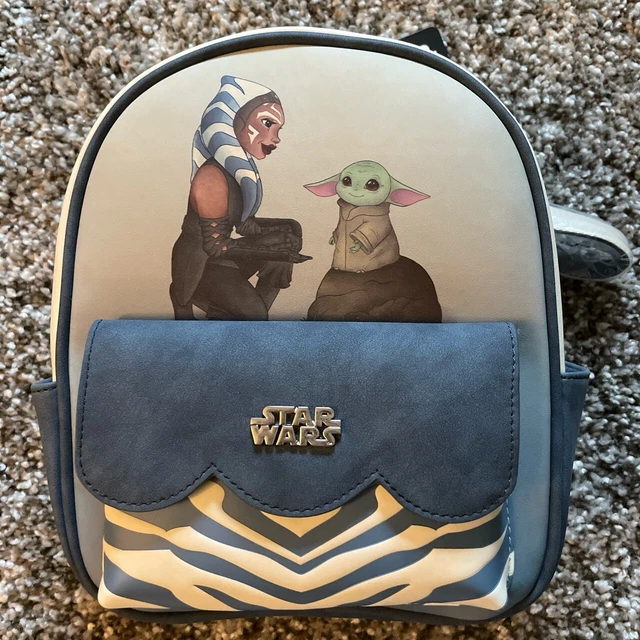STAR WARS THE Mandalorian Ahsoka & Grogu Mini Backpack By Bioworld 35.