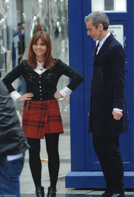 Peter Capaldi and Jenna-Louise Coleman - Doctor Who - 12x8 Unsigned Still 10
