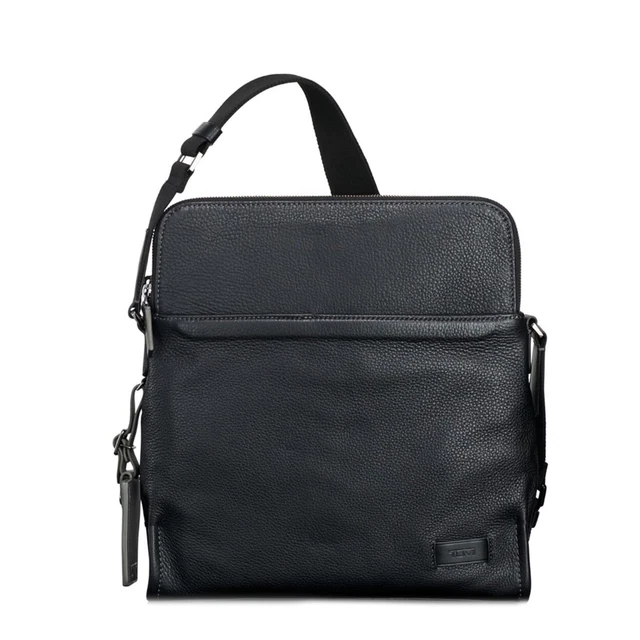 TUMI Stratton Leather Crossbody Black