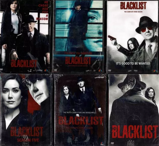 The Blacklist. Complete Seasons 1 To 6 IN 36 DVD