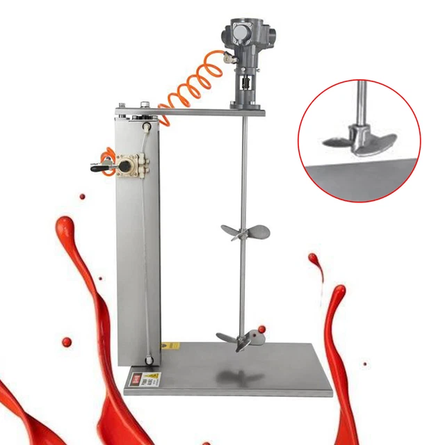 Air Agitator Paint Mixing Machine 50 Gallon Automatic Pneumatic Mixer W/Stand US