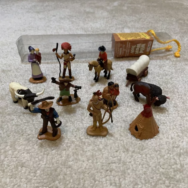 Safari Ltd Wild West Toob Mini Collectibles Figures Toy Playset Pioneers Natives
