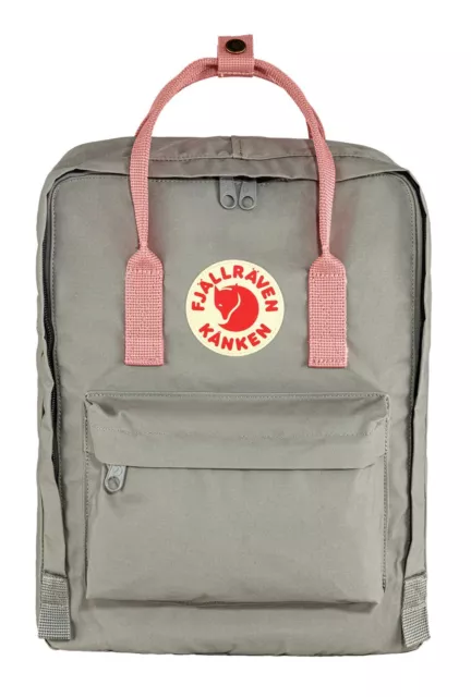 Fjällräven Kånken Original Rucksack Tasche Fog / Pink Grau Neu