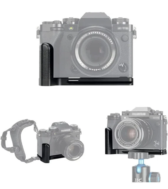 JJC Metal Camera Hand Grip Holder Arca Swiss Plate Bracket for Fujifilm X-T5 XT5