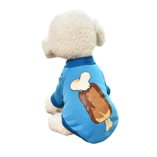Abrigo para mascotas elegante cómoda sudadera para cachorro manga larga