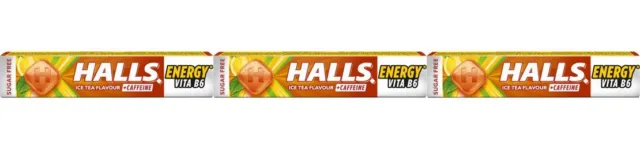3 pastiglie aromatiche Halls ENERGY IDE TEA, 1,1 oz. (32 g.)