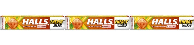 3 pastiglie aromatiche Halls ENERGY IDE TEA, 1,1 oz. (32 g.)