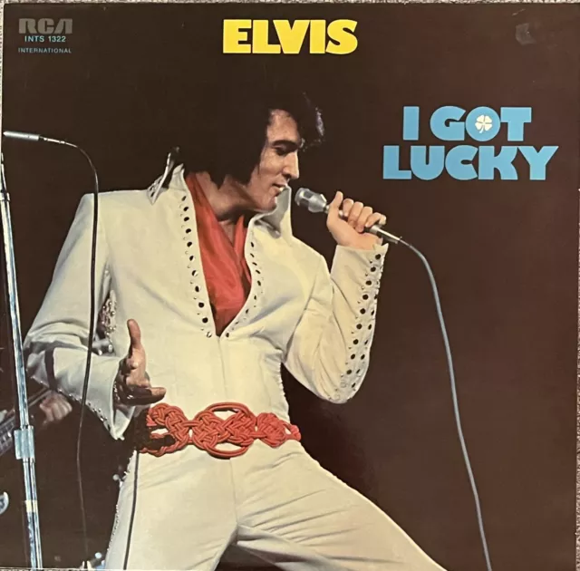 Elvis Presley LP - I Got Lucky  - GERMAN TELDEC - INTS 1322 - Stunning Condition
