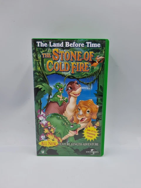 THE LAND BEFORE Time 7 - The Stone Of Cold Fire (VHS, 2001) Free P&P £4 ...