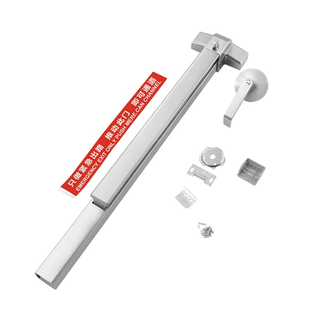 31 in Door Push Bar Exit Panic Device Lock Emergency Hardware Latches Commercial