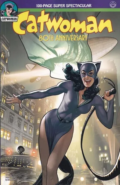 CATWOMAN 80th ANNIVERSARY #1, Giant, Adam Hughes c, DC Comics 2020 Stock Image