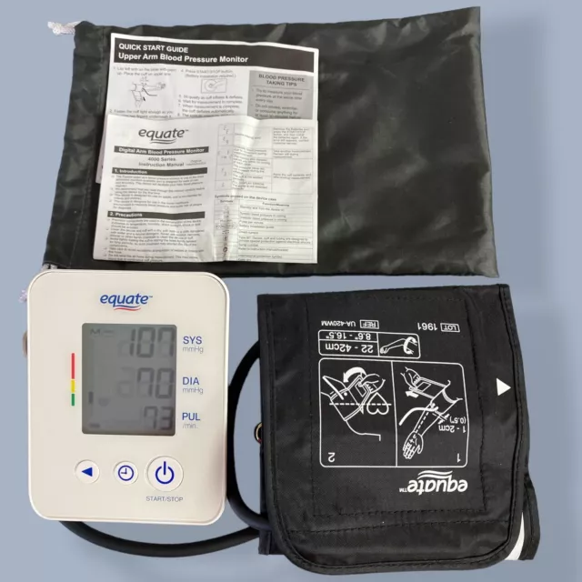 Equate Blood Pressure 4000 Series - Upper Arm Blood Pressure