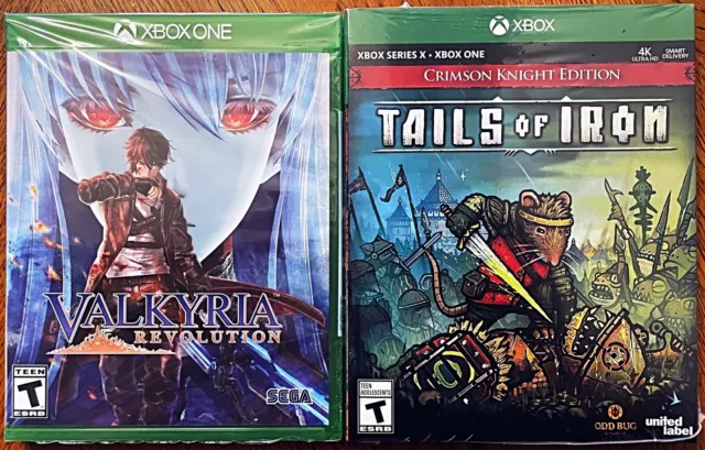 Valkyria Revolution, Tails of Iron - Xbox One (& Series X); Brand New & Sealed!