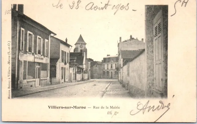 94 VILLIERS SUR MARNE - rue de la mairie.