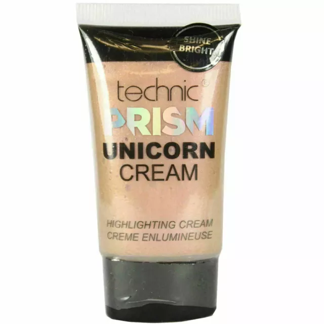 Technic Prism Unicorn Cream Liquid Face Highlighter Rainbow Shimmer Iridescent