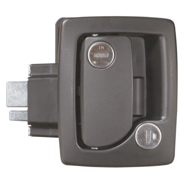 Trimark Steel Black Standard Key Travel Trailer Entry Door Lock w Dead Bolt