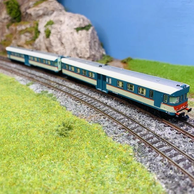 Autorail Allemand Minitrix – Échelle N (1:160) – Modèle D'Occasion Pour Train Miniature