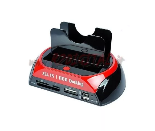 Aglow.it Dock Hard Disk Sata e Ide 3.5" 2.5", DOCKING STATION HDD, BOX GRANDE e