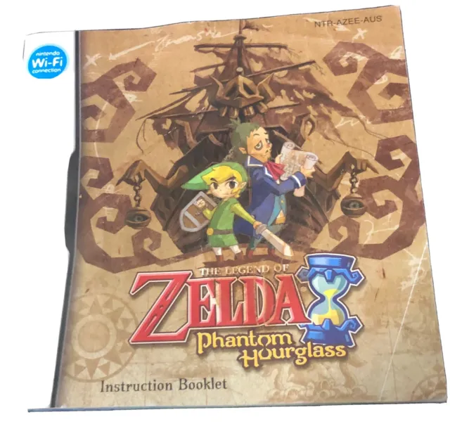 RARE  The Legend of Zelda: Phantom Hourglass | Instruction Booklet ONLY Manual