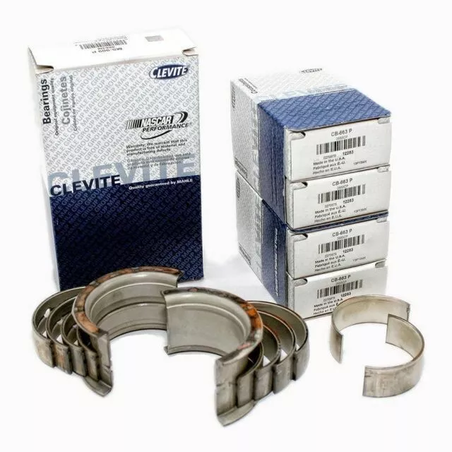 CLEVITE CB663A MS909A Main+Rod Bearings Set Kit for SBC Chevy 305 350 383 .010