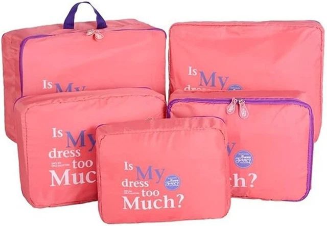 Organizer Valigie Set Di 5 Pezzi - Buste Viaggio Valigia per Abiti, Vestiti E Sc