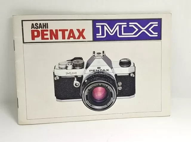 Original Instruction Manual for Asahi PENTAX MX film camera
