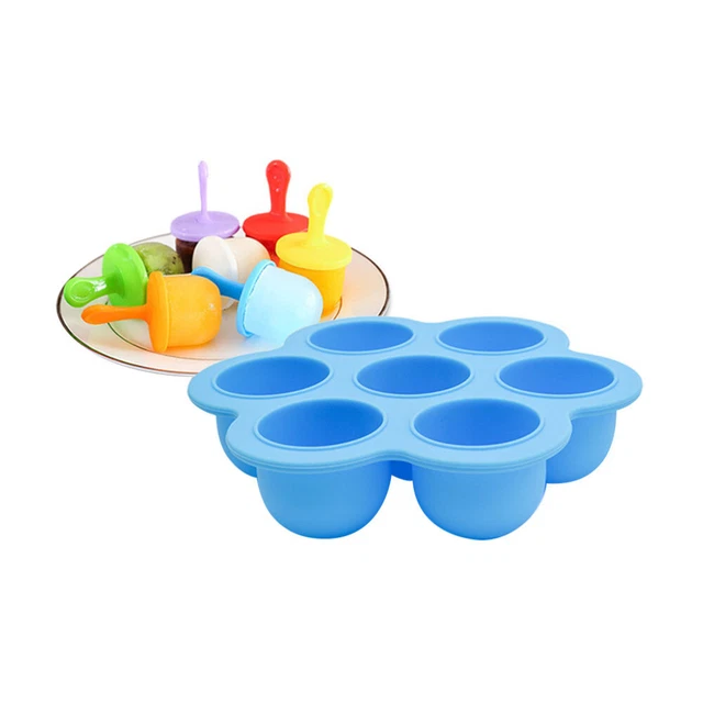 Tétine à Fruits Bébé + Moules Popsicle Lait Maternel – Vert, Pour Alimentation Autonome Et Dents