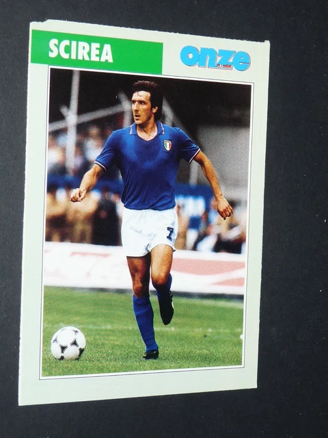 Fiche Onze Mondial – Torino 1992 – Marchegiani, Scifo, Lentini – Non Gradée