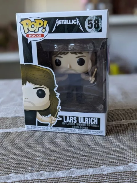 Funko Pop neuf Metallica : Lars Ulrich 58