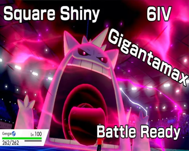 Pick 6 Gigantamax Shiny Pokemon Sword and Shield Shiny 6IV Toxtricity  Charizard Snorlax Gengar Any Gmax Pokemon -  Denmark