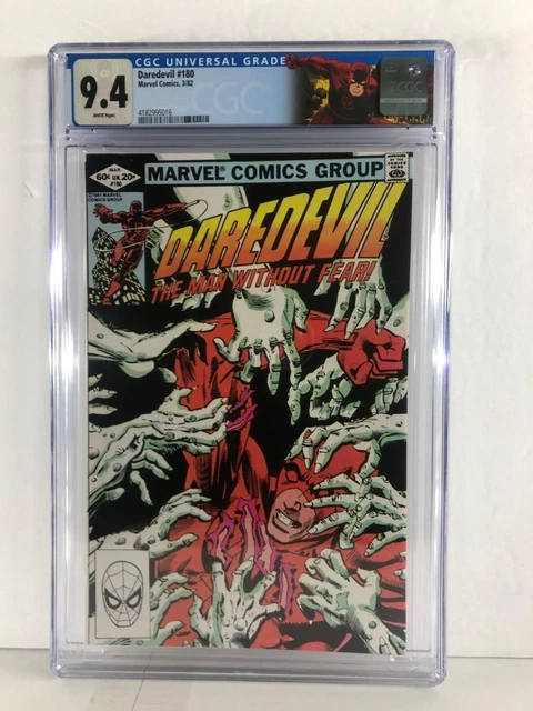 Daredevil 180 - Kingpin and Elektra Appearance - Custom Label - CGC Graded 9.4