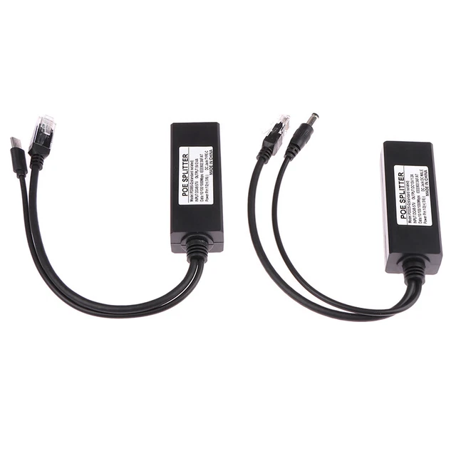 MicrousB-tipo-C Gigabit Poe Splitter standard 48 V a 5 V modulo alimentatore