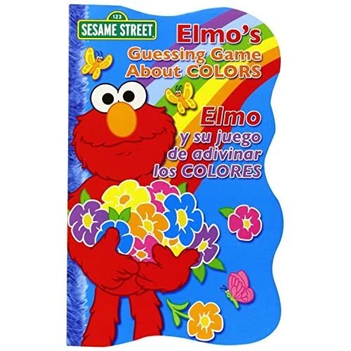 ELMO'S GUESSING GAME about Colors/Elmo y Su Juego de Ad Board book