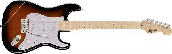 SQUIER  FENDER Stratocaster SONIC  3 color sunburst MN chitarra elettrica Nuova