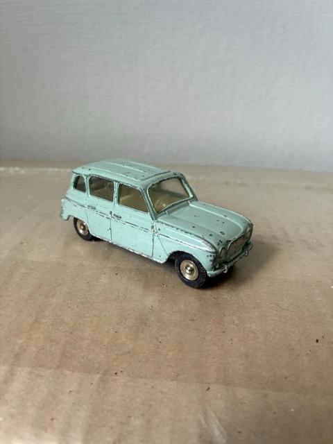 Dinky Toys France N°100 - Renault 4L Junior Vert Pâle, échelle 1:43, Excellent état