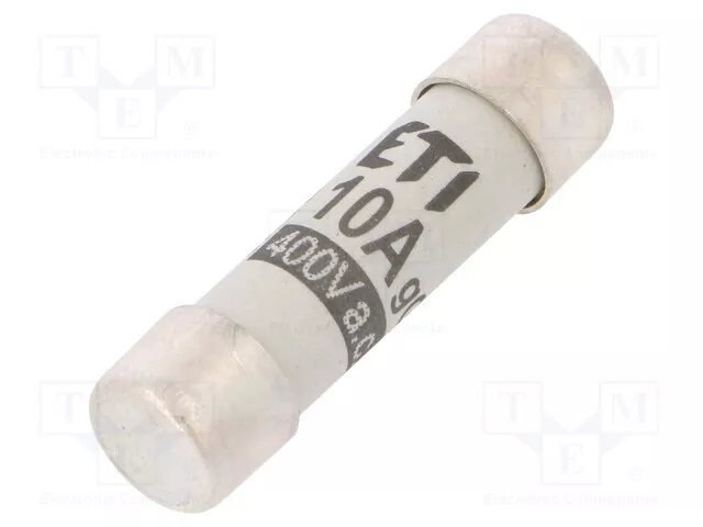 Sécurité : Schmelz 10A Cylindrique, Industrie Gg 400VAC 8x31mm 002610007