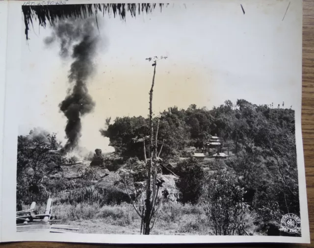 WWII BURMA IBT PHOTO - MARS TASK FORCE in ACTION 18 JAN 1945