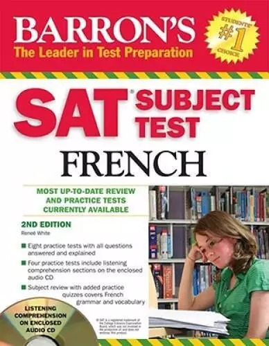 SAT Subject Test French: With 3 Audio CDs (Barrons SAT Subject Test Fren - GOOD
