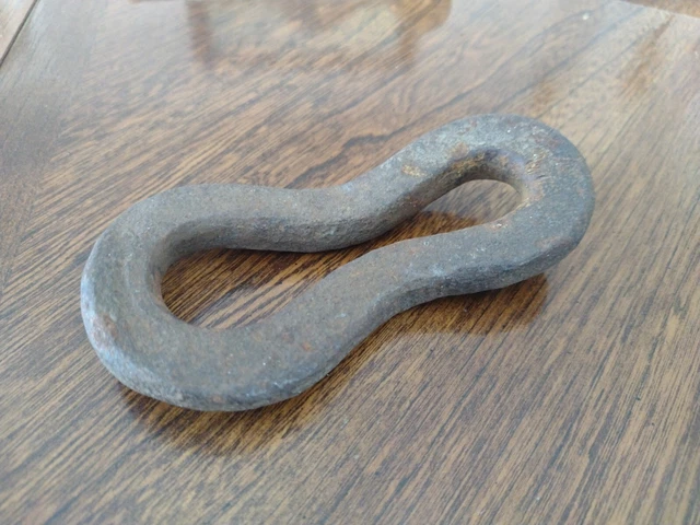1800s Forged Iron Hook LOG DOG Logging Chain Blacksmith LOGGER Raft River Drive 3