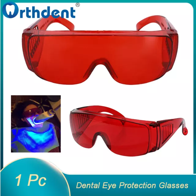 1Pc Dental Lab Goggle Block LED UV Blue Lights Curing Glasses Protector Anti Fog