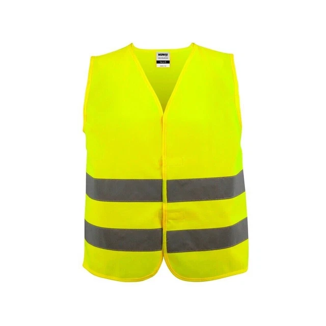 CONFEZIONE DA 2 Gilet catarifrangenti approvati gialli Taglia (M) Spedito 24 ore