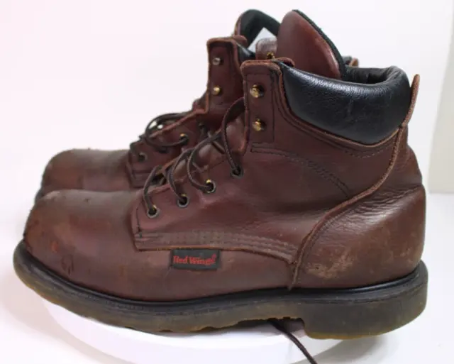 RED WING 2406 SuperSole 2.0 EH 6” Tall USA Leather Work Boot Men Size ...